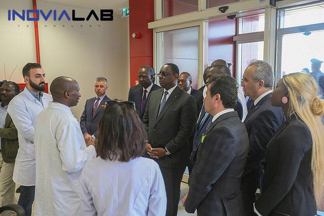 inovia teknoloji senegal gıda laboratuvarı açılış- opening of senegal hall laboratory by president